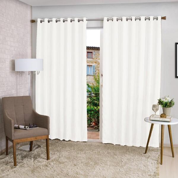Cortina Para Sala Quarto Duplex Sorrento 4,20m X 2,30m