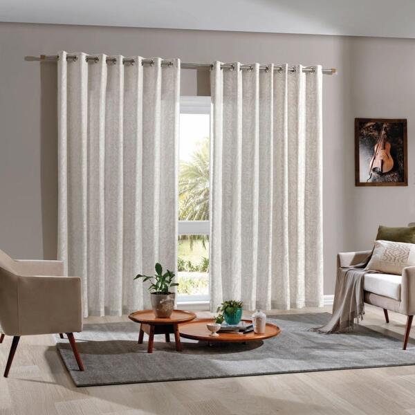 Cortina Para Sala Quarto Linho Corta Luz 3,00m X 1,70m | Leroy Merlin