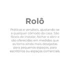 Cortina Para Sala Rolô Linho Corta Luz 1,60m X 1,60m Pratika