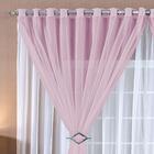 Cortina Para Varão Paula 2,00m X 1,70m Alt Tecido Voal - Bran