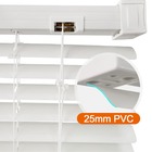 Cortina Persiana Horizontal Branco L=1,60m X A=1,30m Pvc + Br