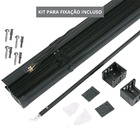 Cortina Persiana Horizontal Cinza L=1,00m X A=1,30m Pvc Branc