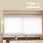 Cortina Persiana Horizontal Plástico Pvc 100x160cm Branca Atl