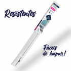 Cortina Persiana Horizontal Plástico Pvc 160x130cm Branca Atl