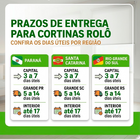 Cortina Persiana Rolô Blackout Branca 2,55 Larg X 3,00 Alt -