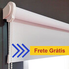 Cortina Persiana Rolô Blackout Branca 2,60 Larg X 1,20 Alt -