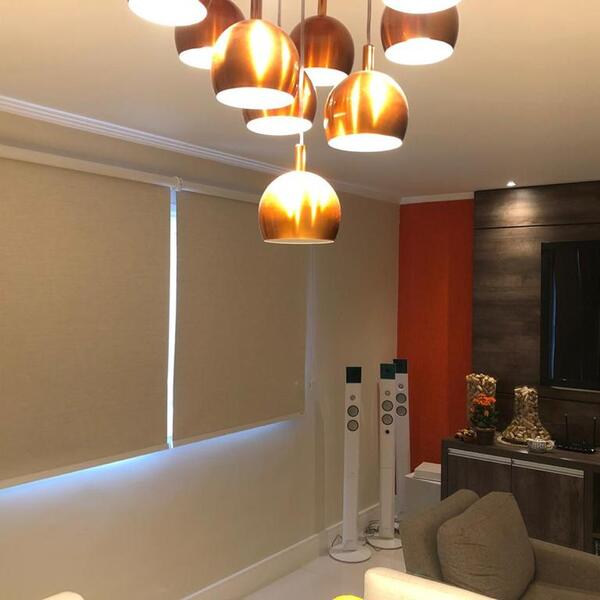 Cortina Persiana Rolo Roller Blackout 1,60 Lar X 1,60 Alt Cm