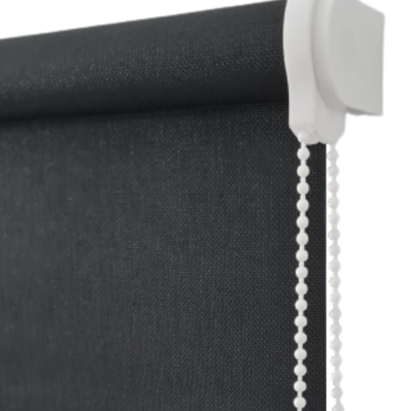 Cortina Persiana Rolo Tela Solar 5% 0,60 Larg X 0,60 Alt Preto