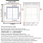 Cortina Persiana Rolo Tela Solar 5% 1,55 Larg X 1,40 Alt Cinza