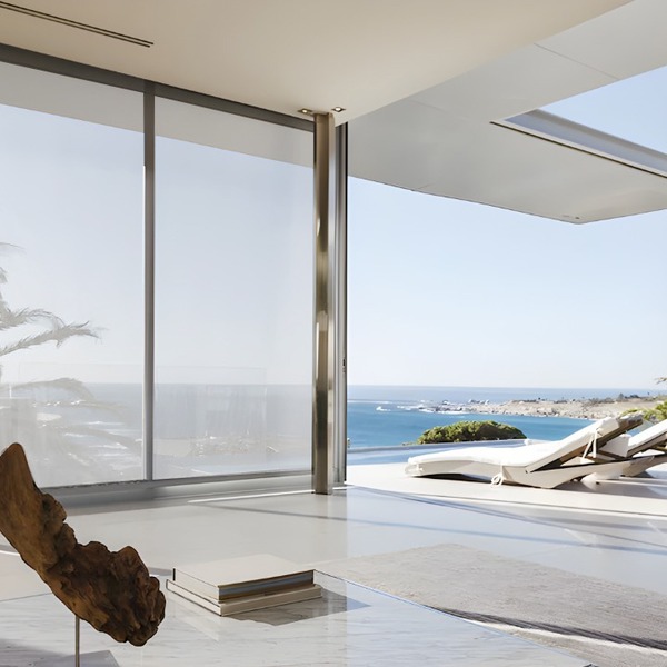 Cortina Persiana Rolo Tela Solar 5% 2,55 Larg X 2,35 Alt Bran