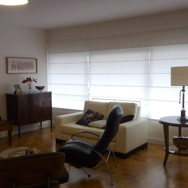 Cortina Persiana Romana Translucida 1,30 L X 1,40 A