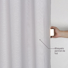 Cortina Pharrel Cinza 1,40x2,80m 1 Folha Inspire