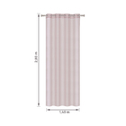 Cortina Polyone Rosa 1,40x2,80m 1 Folha Inspire