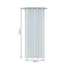 Cortina Polyone Verde 1,40x2,80m 1 Folha Inspire