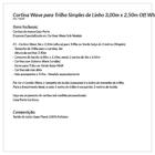 Cortina Prega Wave Para Trilho Suíço De Linho 3,00m X 2,50m D