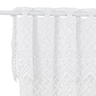 Cortina Princesinha Branca Vem com 2 Folhas de 1,10x1,20m