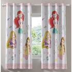 Cortina Quarto Infantil Corta Luz Princesas 2,60m X 1,70