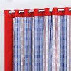 Cortina Quarto Infantil Heroes América Azul 2 00m X 1 60m Per