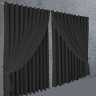 Cortina Quarto Para Sala E Blecaute Jade 2,00 X 1,90 Preto