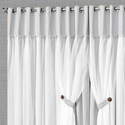 Cortina Quíton Casa Dona 2,00 X 1,70m Gelo