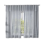 Cortina Renda Interlar Valência Lisa 280 X 120cm Branca