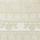 Cortina Renda Interlar Valência Lisa 280 X 120cm Marfim