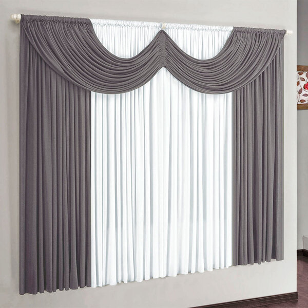 Cortina Riviera Cinza Para Quarto Ou Sala 4m X 2,8m De Altura