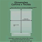 Cortina Rolo Blackout 0% Quartos-salas  1,60 L X 1,30 A Esque