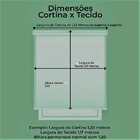 Cortina Rolo Blackout De Medida 1,20 Lx 1,20a Blecaute Cinza