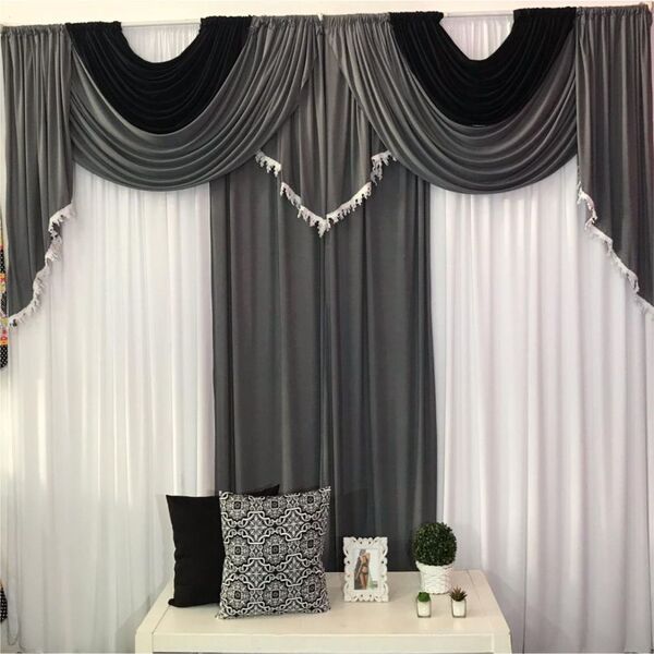 Cortina Roma Para Varão Em Malha 3 00m X 2 60m Sala Quarto -