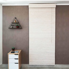 Cortina Romana Bambu Block 0,80larg X 1,60alt Branca