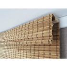 Cortina Romana Bambu Block 1,20larg X 1,60alt Natural