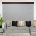 Cortina Romana Napoles Com Blackout Crisdan 1,90 Largura X 2,