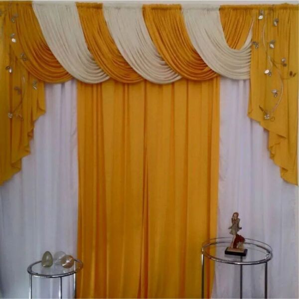 Cortina Romantic Para Varão Em Malha 4 00m X 2 60m Sala Quart