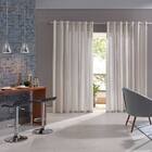 Cortina Rustica 4 20 X 2 50 Spazio Luxor/branco Bella Janela