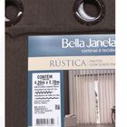 Cortina Rústica 4 20 X 2 70 Pantex Bella Janela - Taupe