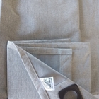 Cortina Rústica Blackout Varão 2mt Moderna Cinza