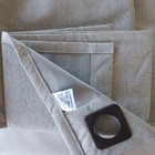 Cortina Rústica Blackout Varão 2mt Moderna Cinza