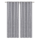 Cortina Rústica Cinza 2,60x1,70m 2 Folhas Bella Janela