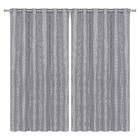 Cortina Rústica Cinza 3,60x2,50m 2 Folhas Bella Janela