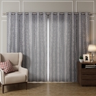 Cortina Rústica Cinza 3,60x2,50m 2 Folhas Bella Janela