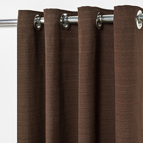 Cortina Rústica Lisa 2,80 M X 1,60 M - Tabaco