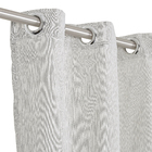 Cortina Rústica Niger Bege 2,60x1,70m 2 Folhas Inspire