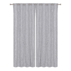 Cortina Rústica Niger Branca 2,60x1,70m 2 Folhas Inspire