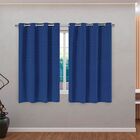 Cortina Rústica Texturizada Azul Marinho 2 80m X 1 60m P/ Var