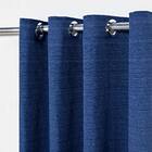 Cortina Rústica Texturizada Azul Marinho 2 80m X 1 60m P/ Var