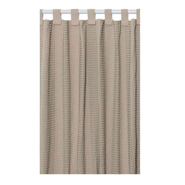 Cortina Safari Para Varão Marrom Claro E Preta (180x300)