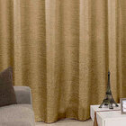 Cortina Sala 4 Metros Avelã Cetim + Kit 2 Abraçadeiras Ideal