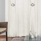 Cortina Sala 4 Metros Varão Simples Palha 4m X 2,80m