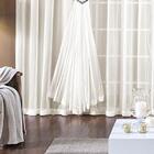 Cortina Sala / Quarto Palha Voil 3m X 2,80m Varão Simples Pau